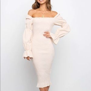 Petal & Pup Leona Dress in Apricot